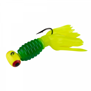 Mr Crappie Sausage Heads Lime-A-Nator/Chart Head