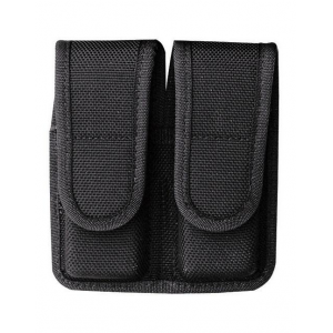 Bianchi Model 7302H AccuMold Double Magazine Pouch, Colt Government .380, Hook and Loop, Black