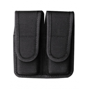 Bianchi Model 7302H AccuMold Double Magazine Pouch, Kahr T40, Hidden Snap, Black