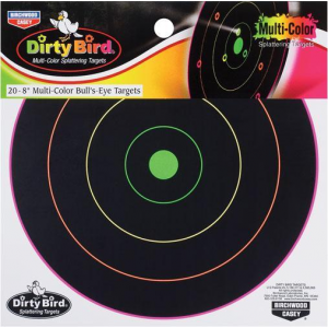Birchwood Casey Dirty Bird Multi-Color Splattering Targets 8" Target - 20 Targets