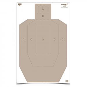 Birchwood Casey Eze-Scorer IPSC Practice Paper Target - 23"x35" 5 Pack