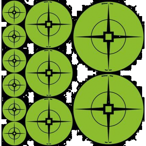 Birchwood Casey Targets Assorted Green Targets - 1-60", 2-30", 3-20"