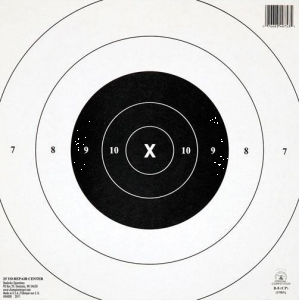 Champion Official NRA Targets GB-8(CP), 25 yd., Timed and Rapid Fire, 12/Pack