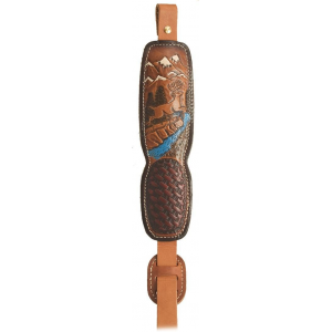 Hunter ProHunter Leather Sling - Jumping Deer Graphic