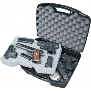 MTM Snap-Latch Four 4 Pistol Case for Up to 8" Barrel - Black