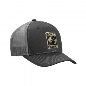 Leupold Wildlife Trucker Hat Black Charcoal
