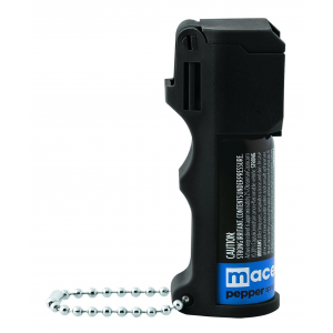 Mace Pepper Spray Triple Action Personal Model 10' Range - Black