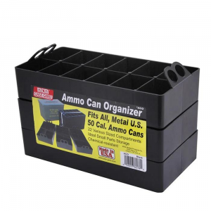 MTM Ammo Can Organizer .50 cal Black 3/ct
