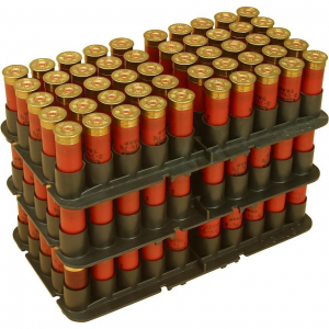 MTM Shotshell Tray 50 Rounds Black