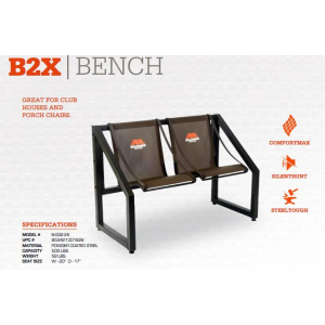 Millennium B2X 2-person Bench