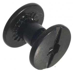 Outdoor Connection Chicago Screws - Black, 6/Pack