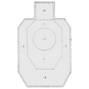 Speedwell Official IDPA Targets Paper Target,  100/Pack