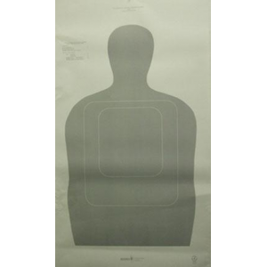 Speedwell US Customs Target - Police Silhouette NRA Instructor Course - 25 yd., 100/Pack