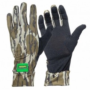Primos Stretch Fit Glove - Mossy Oak Bottomland Camo OSFM