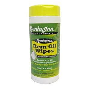 Remington Remington Rem Oil Wipes - 60/ct - $11.79 at Natchez Shooting & Outdoors