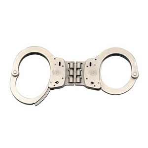 Smith & Wesson Handcuffs - Hinged Nickel Standard