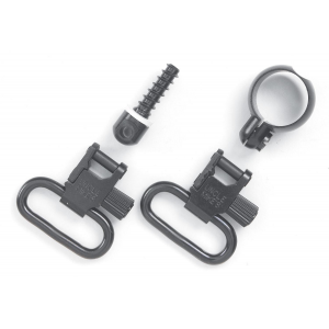 Uncle Mike's Quick Detach Sling Swivel Set Full Band Lever Action Rifles .645-.660 Winchester/Marlin Swivel Steel Black