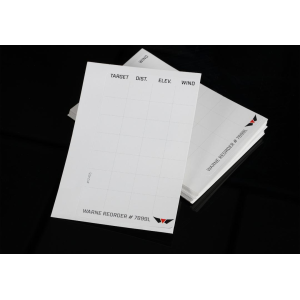 Warne Data Card Label Refills for Warne Skyline Precision Mount - 50/pk