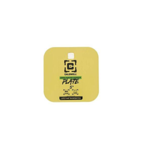 Caldwell Caldwell AR500 1/4'' Rimfire/Handgun 5'' Square Gong Yellow - $12.99 at Natchez Shooting & Outdoors