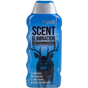 Code Blue Scent Elimination Body Wash & Shampoo 12 oz Bottle