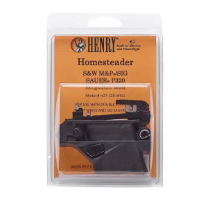 Henry H027 Magazine Well Adaptor S&W M&P/Sig 320 9mm Luger Black
