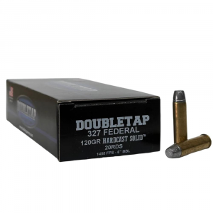 Double Tap Hardcast Solid Handgun Ammunition .327 Fed Mag 120gr WFNGC 1250 fps 20/ct