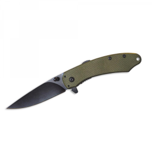 ABKT Elite Ember Folding Knife 2-3/4" Drop Point Blade Green