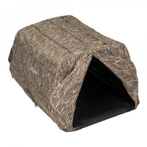Cupped Hunting Dog Blind Mossy Oak Bottomland