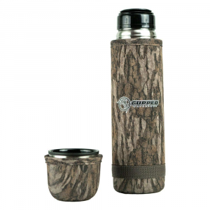 Cupped Hot Cold Camo Thermos 25 oz Mossy Oak Bottomland