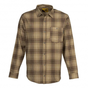 Browning Upland Flannel Long Sleeve Shirt Tan XL