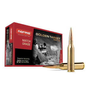 Norma Golden Target Match Rifle Ammunition .300 Norma Mag 230gr BTHP 4550 fps 20/ct