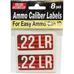 Mtm MTM Ammo Caliber Labels .22LR 8/ct - $5.79 at Natchez Shooting & Outdoors