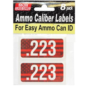 Mtm MTM Ammo Caliber Labels .223 Rem Red 8/ct - $5.79 at Natchez Shooting & Outdoors