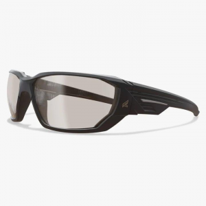 Edge Dawson Safety Glasses Black Frame with Smoke Lens Polarized