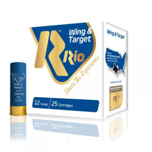 Rio Wing & Target Shotshells 12ga 1oz 2-3/4" 1250 fps #8 25/ct