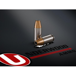 Underwood Hunting & Self Defense Handgun Ammunition 9mm Luger(+P+) 124gr JHP 1125 fps 20/ct