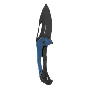 Sog-Knives SOG Knives Bulwark FLK Folding Knife 3" Drop Point Blade Blue Presentation Box - $129.99 at Natchez Shooting & Outdoors