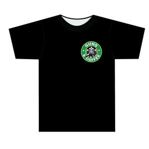 Tuff-Products Tuff Products Guns and Coffee Short Sleeve Shirt Black 2XL - $21.49 at Natchez Shooting & Outdoors