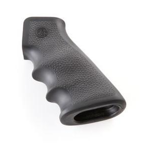 Hogue AR-15/M-16 OverMolded Rubber Grips with Finger Grooves Black
