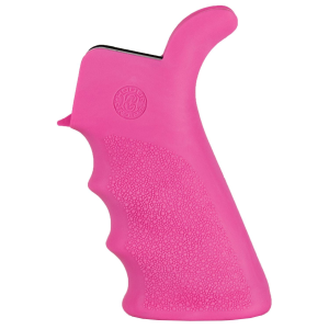 Hogue Hogue AR-15/M-16 Rubber Beavertail Grip with Finger Grooves-Pink - $25.46 at Natchez Shooting & Outdoors