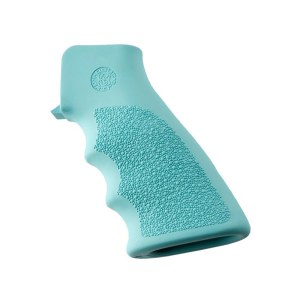 Hogue Hogue AR-15/M-16 Rubber Grip with Finger Grooves Aqua - $25.46 at Natchez Shooting & Outdoors
