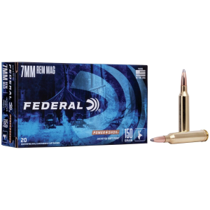 Federal Federal Power-Shok Rifle Ammunition 7mm Rem Mag 150 gr SP 3110 fps - 20/ct - $52.99 at Natchez Shooting & Outdoors