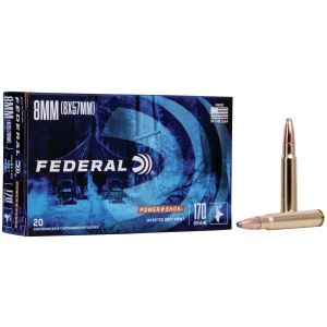Federal Federal Power-Shok Rifle Ammunition 8x57mm 170 gr SP 2250 fps - 20/ct - $69.99 at Natchez Shooting & Outdoors