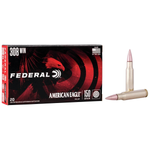 Federal Federal American Eagle Rifle Ammunition .308 Win 150 gr FMJBT 2820 fps - 20/box - $28.49 at Natchez Shooting & Outdoors