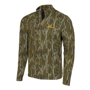 Muddy Muddy TR Lightweight Quarter Zip Long Sleeve Shirt Mossy Oak Bottomland XL - $24.19 at Natchez Shooting & Outdoors