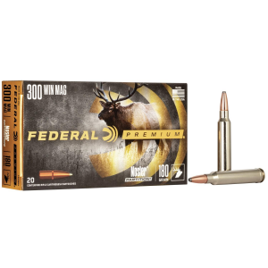 Federal Premium Vital-Shok Rifle Ammunition .300 Win Mag 180 gr PT 2960 fps - 20/box
