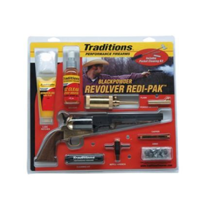 Traditions 1860 Army Redi-Pak Muzzleloader / Walnut / Steel 8'' Blued Barrel