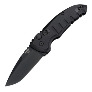Hogue-Knife Hogue A01-Microswitch Automatic Folder Knife 2-3/4" Drop Point Blade Black - $197.96 at Natchez Shooting & Outdoors