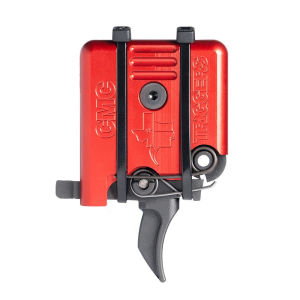 Cmc-Triggers CMC Triggers AR-15/10 Single Stage Component Trigger Curved 3.5 lb Small Pin Red - $148.50 at Natchez Shooting & Outdoors
