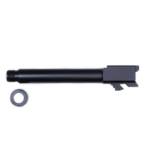 Glock Glock Factory 17 Gen5 Handgun Barrel RH 9mm Luger 1/2x28 Threaded Black - $225.99 at Natchez Shooting & Outdoors